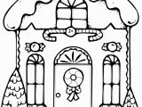 Free Printable Christmas Gingerbread House Coloring Pages Xmas Gingerbread House Coloring Page