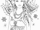 Free Printable Coloring Pages for Adults Fairies Snowbird Fairy Tangles Printable 4×6 Inch Digi Stamp