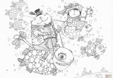 Free Printable Coloring Pages for Winter Best Coloring Preschool Holiday Pages for Kids Free