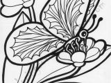 Free Printable Coloring Pages Of Flowers and butterflies butterfly Flower Drawing at Getdrawings