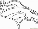 Free Printable Denver Broncos Coloring Pages Denver Broncos Logo Coloring Page Free Nfl Coloring