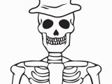 Free Printable Halloween Skeleton Coloring Pages Printable Halloween Skeleton Coloring Page for Kids 1