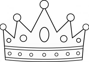 Free Printable King and Queen Coloring Pages Royal Crown Line Art