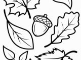 Free Printable Leaf Coloring Pages Fall Coloring Pages for Kids Fall Leaves and Acorn Coloring