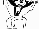 Free Printable Mickey Mouse Halloween Coloring Pages Print Mickey Mouse as A Vampire 2 Disney Halloween