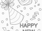 Free Printable New Years Coloring Pages New Year Confetti Coloring Page