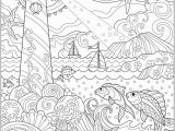 Free Printable Ocean Coloring Pages for Adults Wel E to Dover Publications Ch Fanciful Sea Life