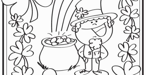 Free Printable Saint Patrick Coloring Pages St Patricks Day Free Printables Printable St Patrick Day Coloring