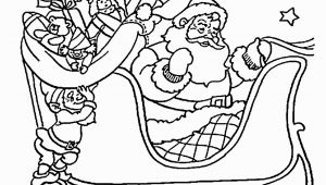 Free Printable Santa Sleigh Coloring Pages Santa Claus On Sleigh Coloring Pages for Kids Printable