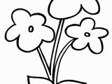 Free Printable Simple Flower Coloring Pages Flowers Printing Pages