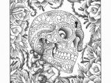 Free Printable Skull Coloring Pages for Adults Free Printable Sugar Skull Coloring Pages for Adults