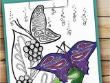 Free Printable Spring Coloring Pages This Beautiful butterfly Coloring Page is Relaxing to Color