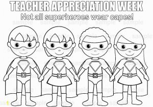 Free Printable Superhero Coloring Pages Pdf Instant Download Printable Superhero Teacher by