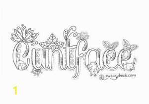 Free Printable Swear Word Coloring Pages Swear Word Printable Adult Coloring Pages