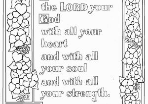 Free Printable Ten Commandments Coloring Pages Deuteronomy 6 5 Print and Color Page with Images