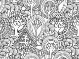Free Sunflower Coloring Pages for Adults Tranquil Trees Adult Coloring Book