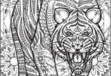 Free Tiger Coloring Pages Creative Haven Untamed Designs Colouring Book Page 7 Of 7