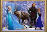 Frozen Full Wall Mural Wall Sticker Frozen Self Adhesive Vinyl Decal Poster