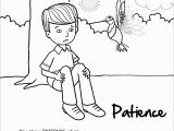 Fruit Of the Spirit Patience Coloring Page Coloring Books