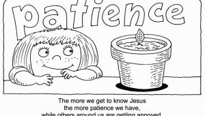 Fruit Of the Spirit Patience Coloring Page the Fruit Of the Spirit is Longsuffering Patience
