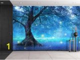 Full Wall Murals forest Fairy Tree In Mystic forest Photo Wallpaper Wall Mural