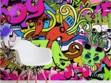 Funky Wall Murals Funky Graffiti Wallpaper Funky Wall Decor
