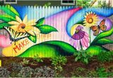 Garden Wall Mural Ideas 40 Creative Garden Fence Decoration Ideas