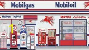 Gas Station Wall Murals Details About Mobil Gas Station Scene Pegasus Wall Mural Sign Banner Garage Art 10 X 20