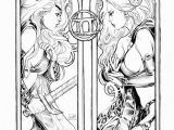 Gemini Coloring Pages Lady Death Zodiac Gemini Lines by toolkittenviantart On