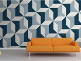 Geometric Wall Murals Uk Abstract Blue Geometric Wallpaper Patterns