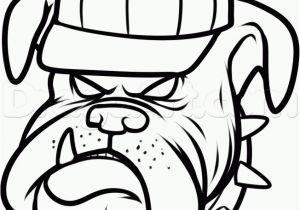 Georgia Bulldogs Coloring Pages Draw the Georgia Bulldogs Step by Step Drawing Sheets
