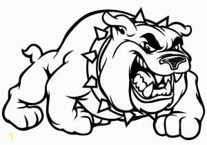 Georgia Bulldogs Coloring Pages Football Free Clipart 126