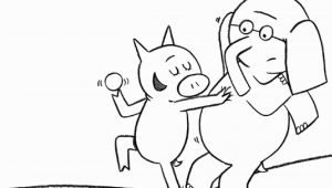 Gerald and Piggie Coloring Pages Elephant and Piggie Coloring Page Elephant and Piggie