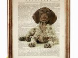 German Shorthaired Pointer Coloring Page Set Of 3 Prints German Shorthaired Pointer Art Print Dog Lover Gift Gsp Art Print Dog Nursery Poster Dog Wall Art Dictionary Art Print