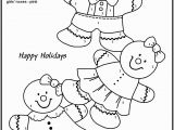 Gingerbread Girl Coloring Pages Printable Easy Color by Number for Preschool and Kindergarten with