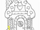 Gingerbread House Coloring Pages to Print Free Printable House Coloring Pages for Kids Coloring