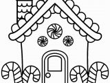 Gingerbread House Coloring Pages to Print House Colouring Pages