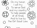 Girl Scout Law Printable Coloring Pages Girl Scout Law Coloring Pages Girl