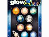 Glow In the Dark Space Wall Mural Cosmic Glow In the Dark 3d Planets Set