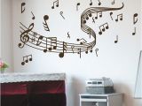 Glow In the Dark Wall Murals Amazon Hot Selling Large Size Music Note Wall Decals Graffiti Wall