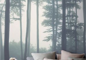 Glow In the Dark Wall Murals Uk Sea Of Trees forest Mural Wallpaper