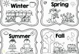 God Made the Seasons Coloring Pages Seasons Coloring Pages Preschool the Year Sheets 4 Page Color