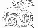Goku Super Saiyan 1 Coloring Pages Dragon Ball Anime Goku and Gohan Coloring Pages for Kids Printable