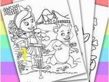 Goldie and Bear Coloring Pages 29 Best Gol & Bear Printables Images On Pinterest
