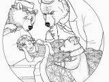 Goldilocks and the Three Bears Coloring Page Goldilocks and the Three Bears Coloring Page at