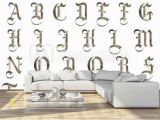 Gothic Wall Murals Uk Me Val Gothic Alphabet Collection Wall Mural