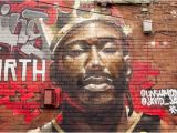 Graffiti Brick Wall Mural Epic King the north Mural Pops Up In Regent Park to