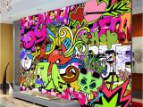 Graffiti Murals for Bedrooms Graffiti Boys Urban Art Wallpaper Custom Wall Mural Street