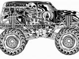 Grave Digger Monster Truck Coloring Pages Grave Digger Monster Truck