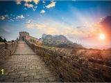 Great Wall Of China Mural Great Wall Of China Sunset Wallpaper Mural